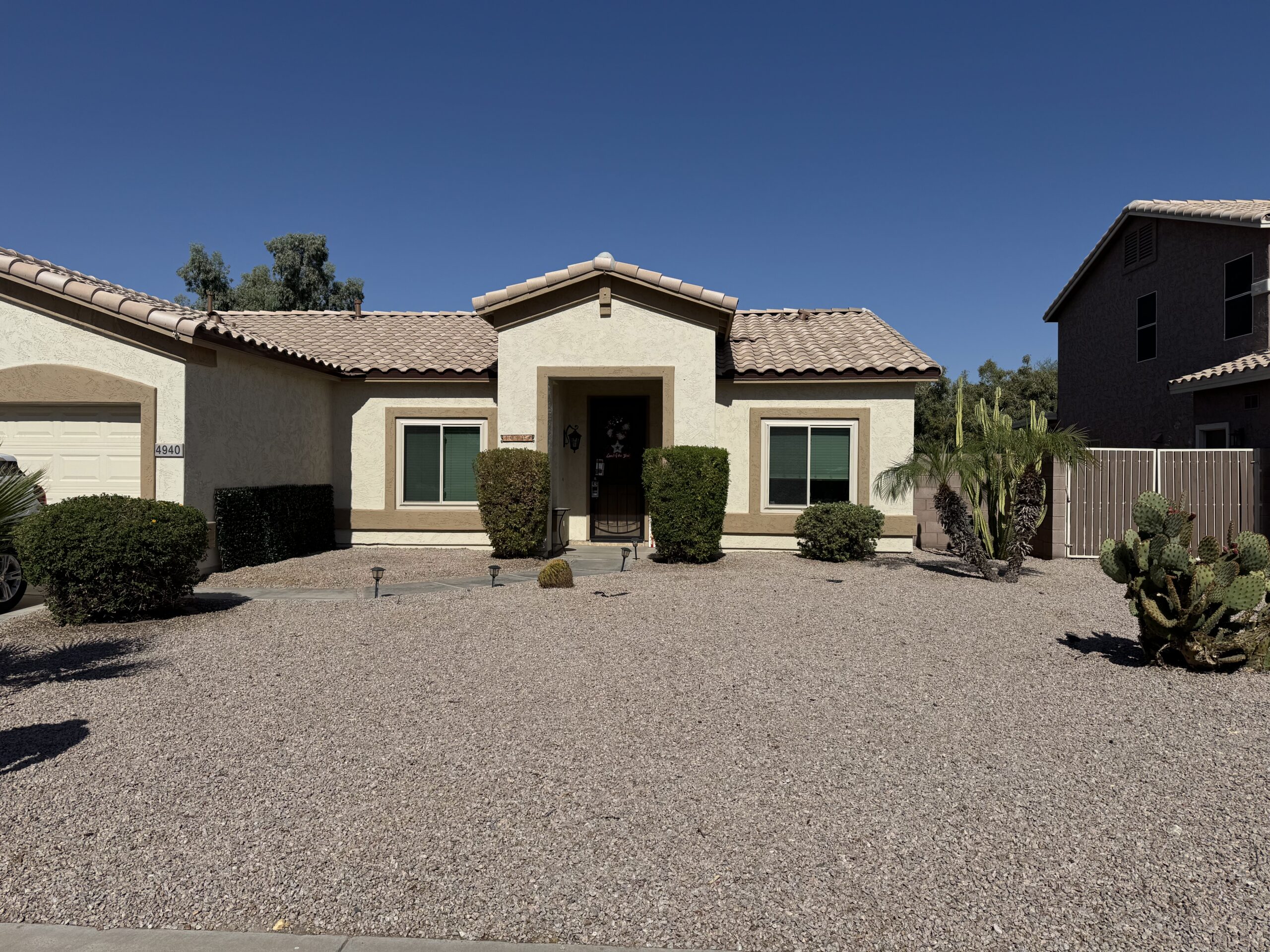 Front yard, before